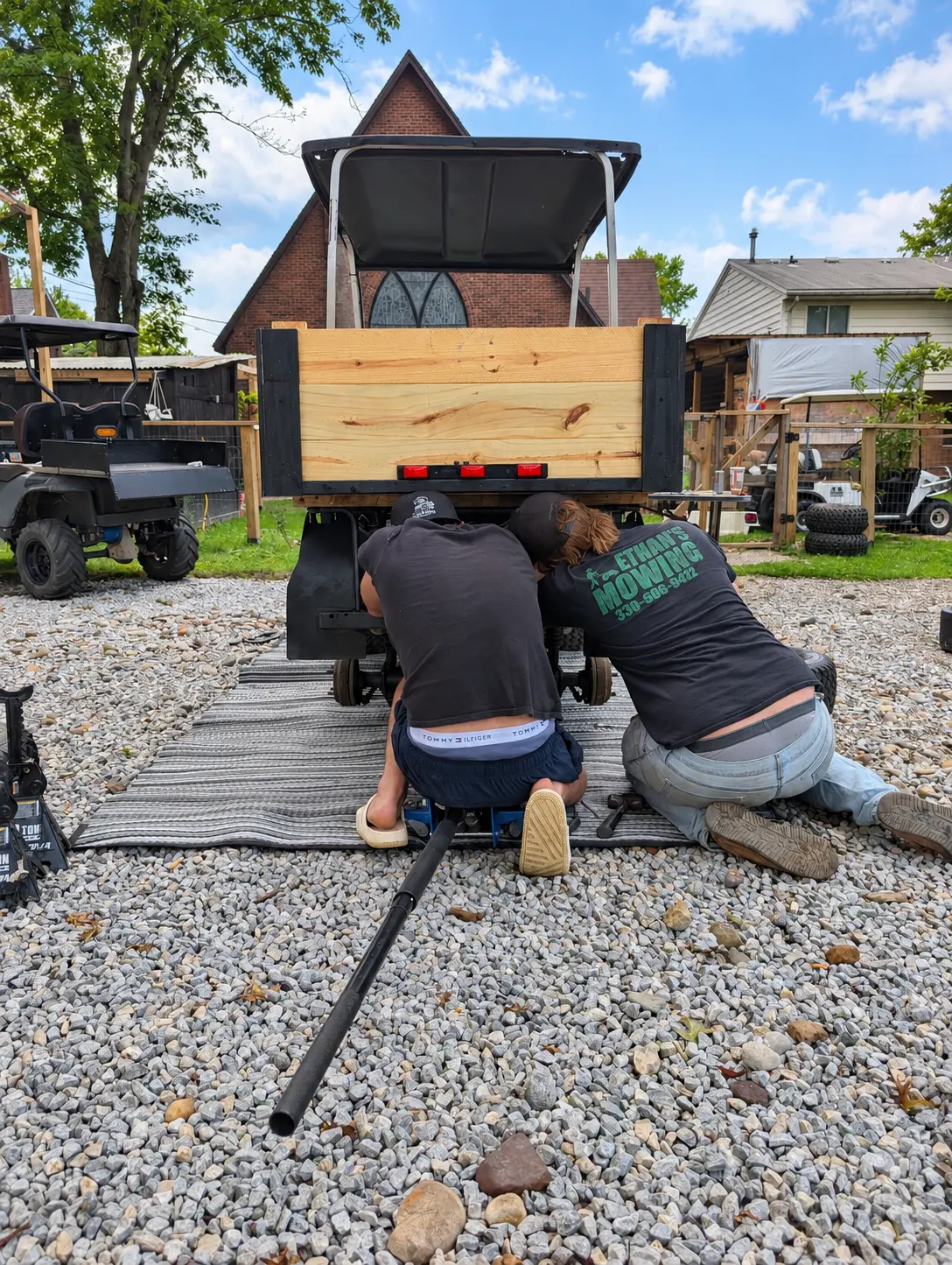 Custom utility bed build